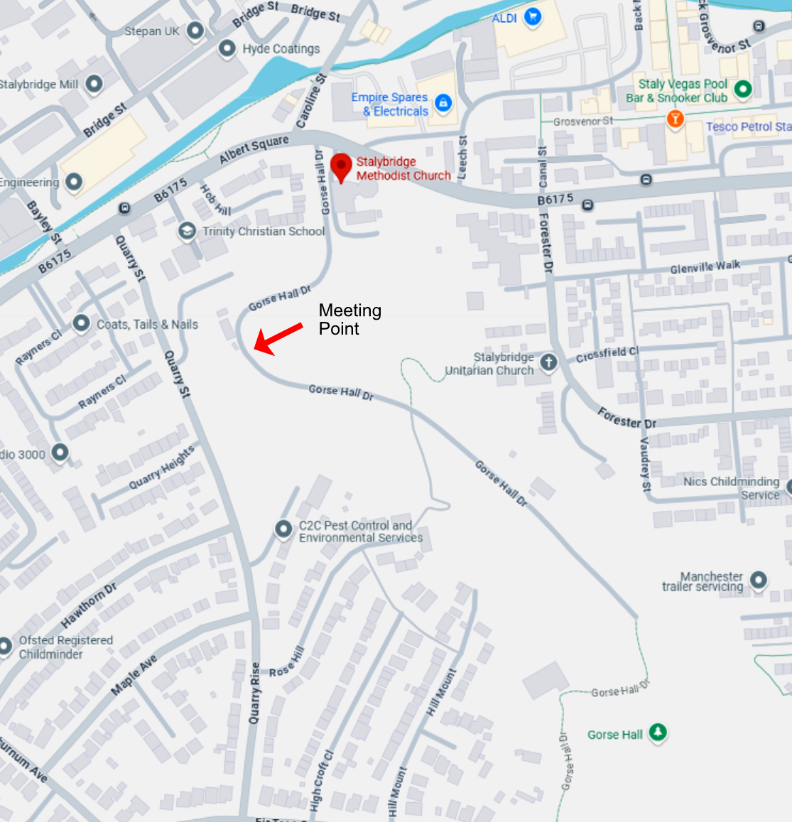 gorse hall meeting point